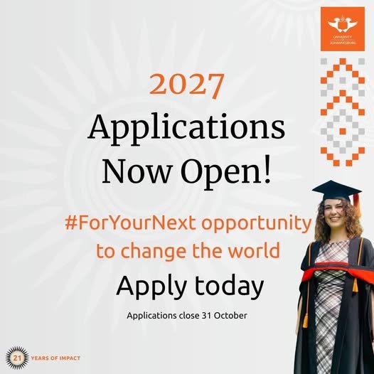 University of Johannesburg 2027 Admissions Now Open: How to Apply